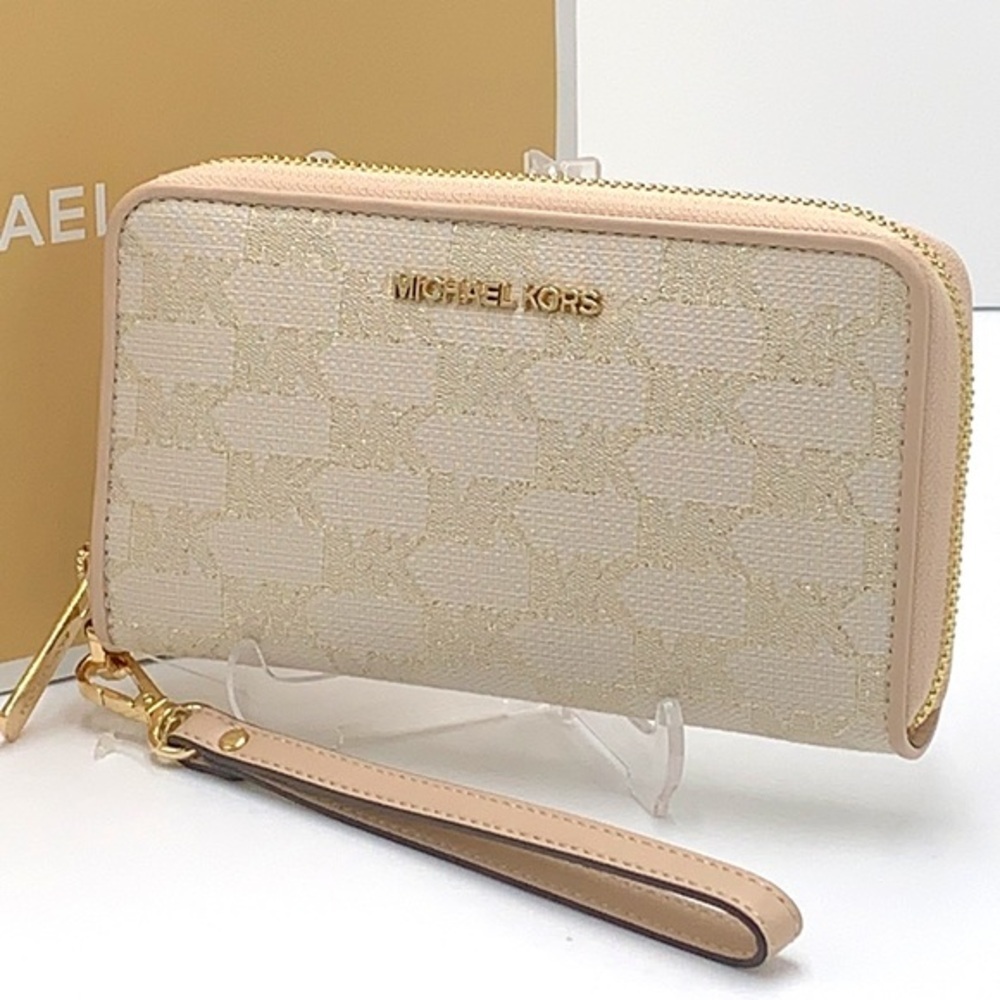 Michael Kors Jet Set Travel Large Multifunctional Phone Case Wristlet Wallet